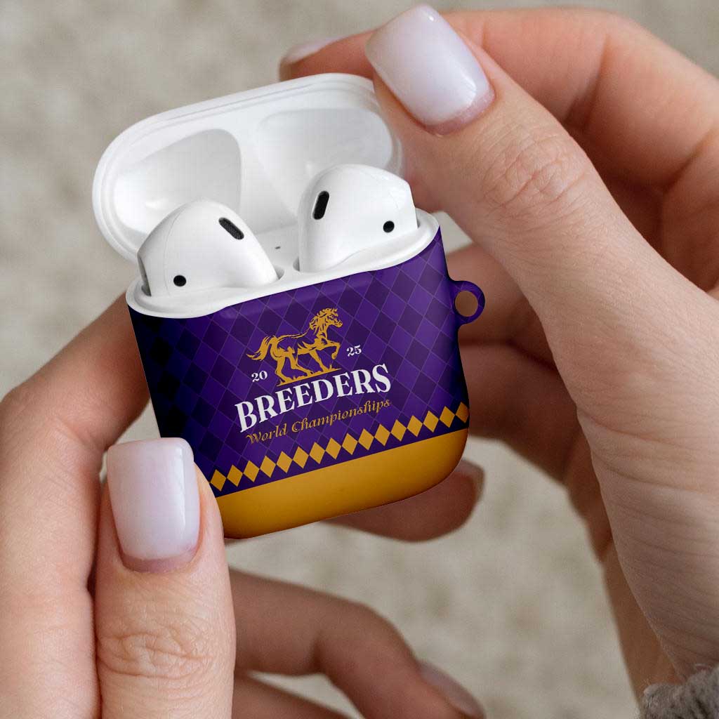 Personalized Breeders Horse Racing 2025 AirPods Case Del Mar Awaits - Wonder Print Shop