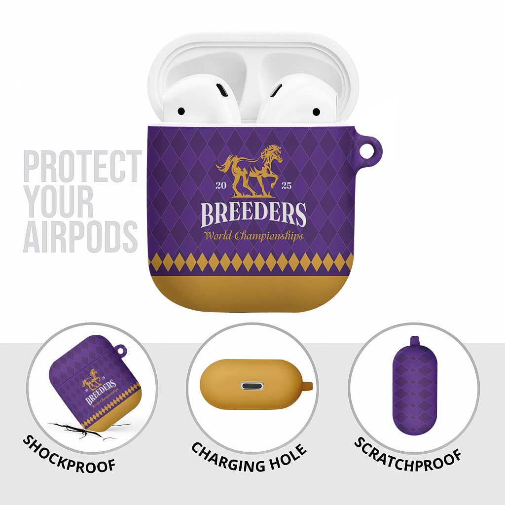 Personalized Breeders Horse Racing 2025 AirPods Case Del Mar Awaits - Wonder Print Shop