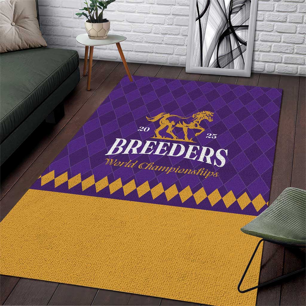 Personalized Breeders Horse Racing 2025 Area Rug Del Mar Awaits - Wonder Print Shop