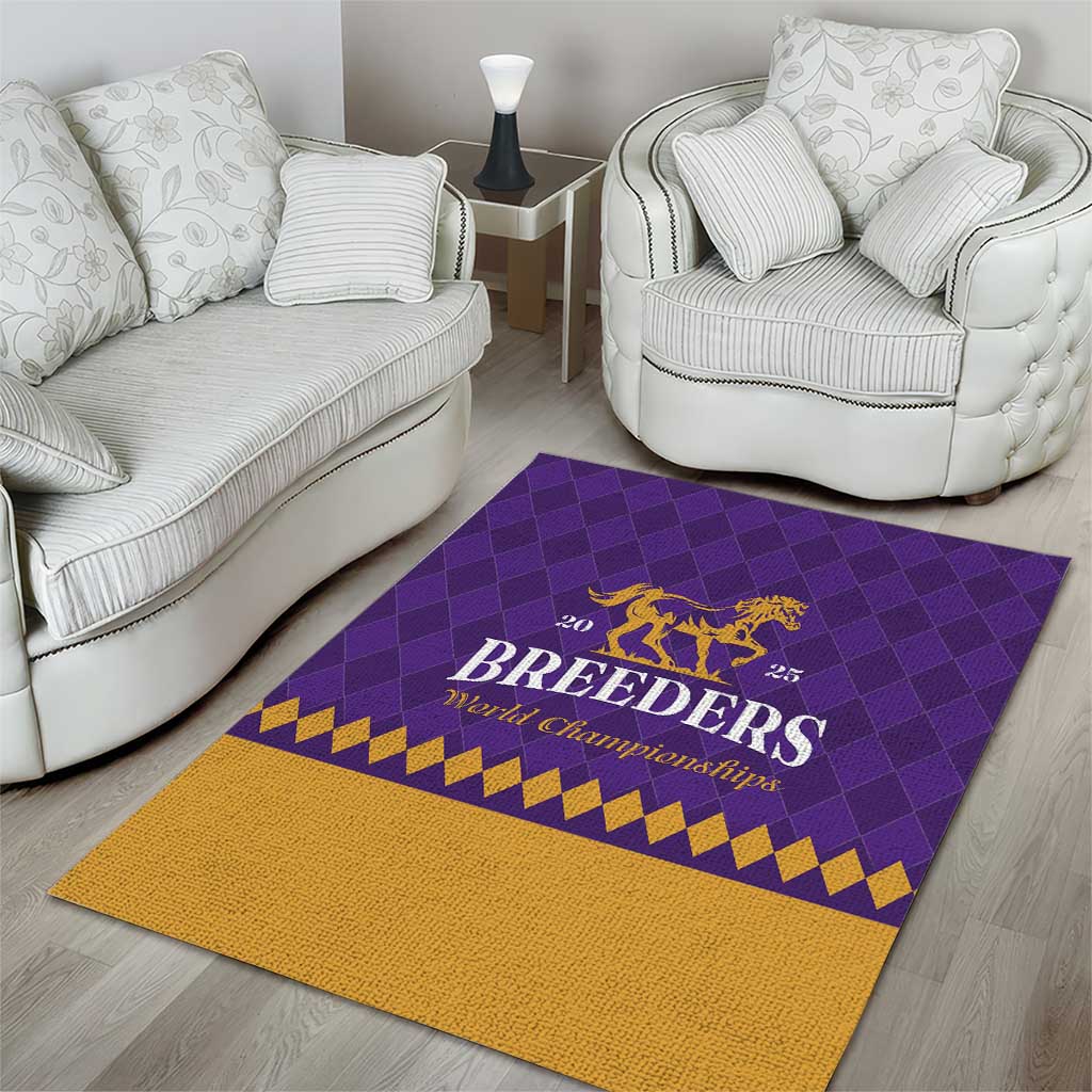 Personalized Breeders Horse Racing 2025 Area Rug Del Mar Awaits - Wonder Print Shop