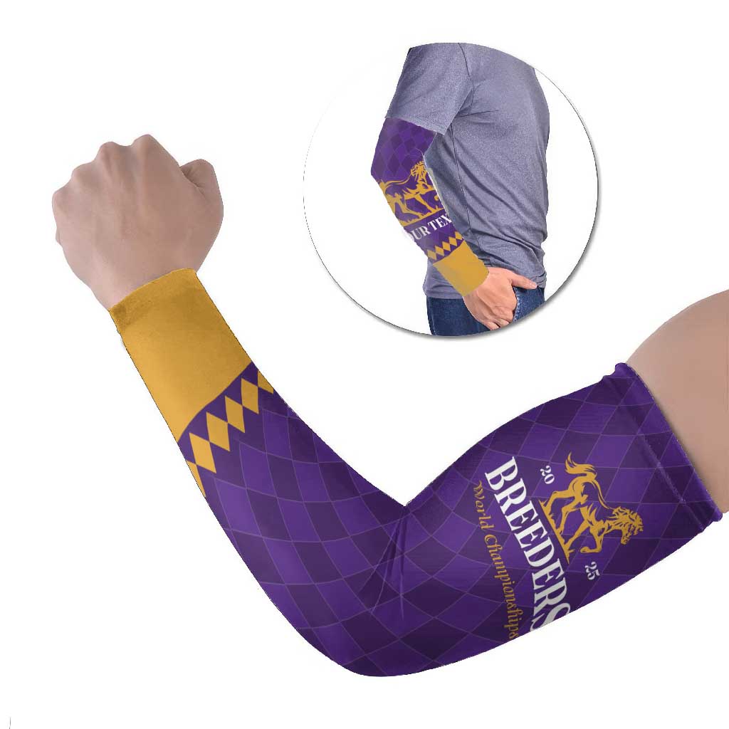 Personalized Breeders Horse Racing 2025 Arm Sleeves Del Mar Awaits - Wonder Print Shop