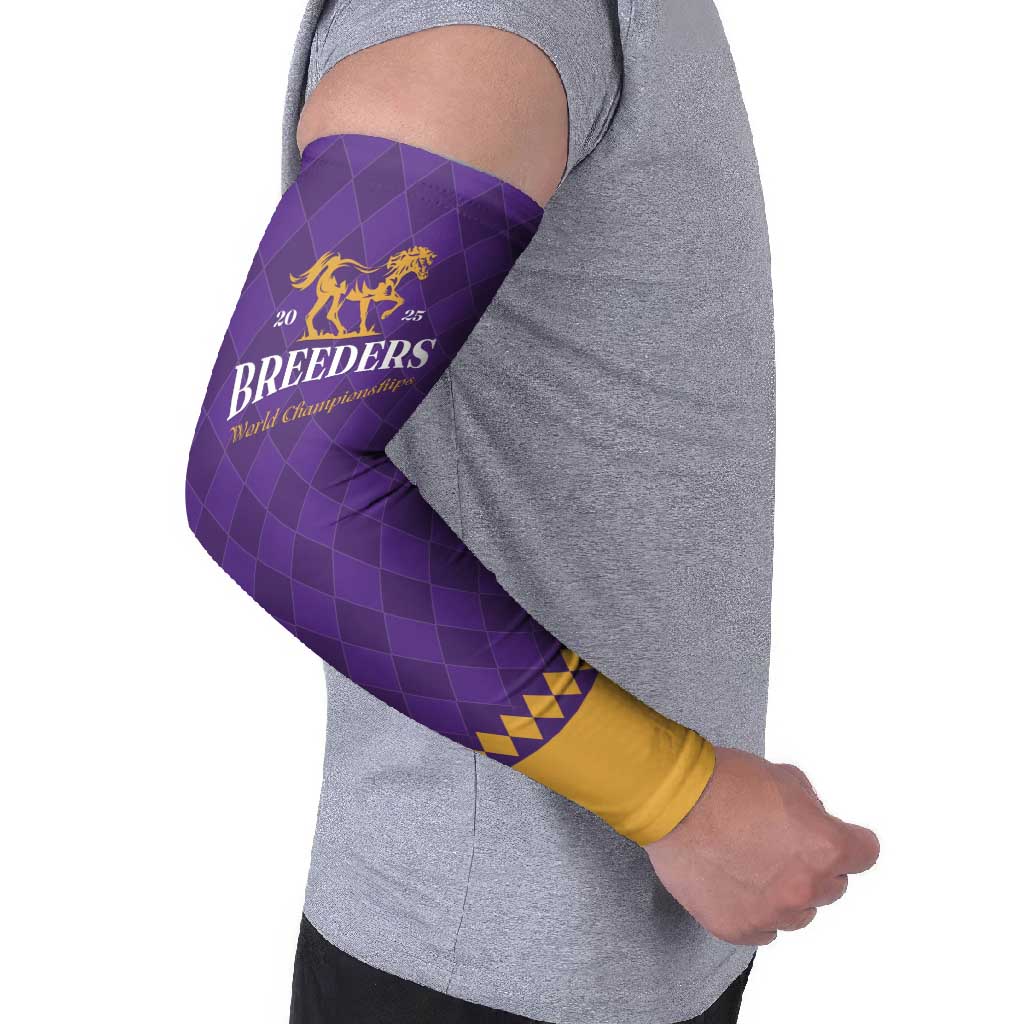 Personalized Breeders Horse Racing 2025 Arm Sleeves Del Mar Awaits - Wonder Print Shop