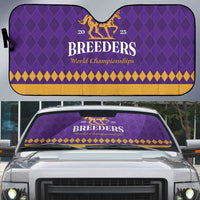 Personalized Breeders Horse Racing 2025 Auto Sun Shade Del Mar Awaits - Wonder Print Shop