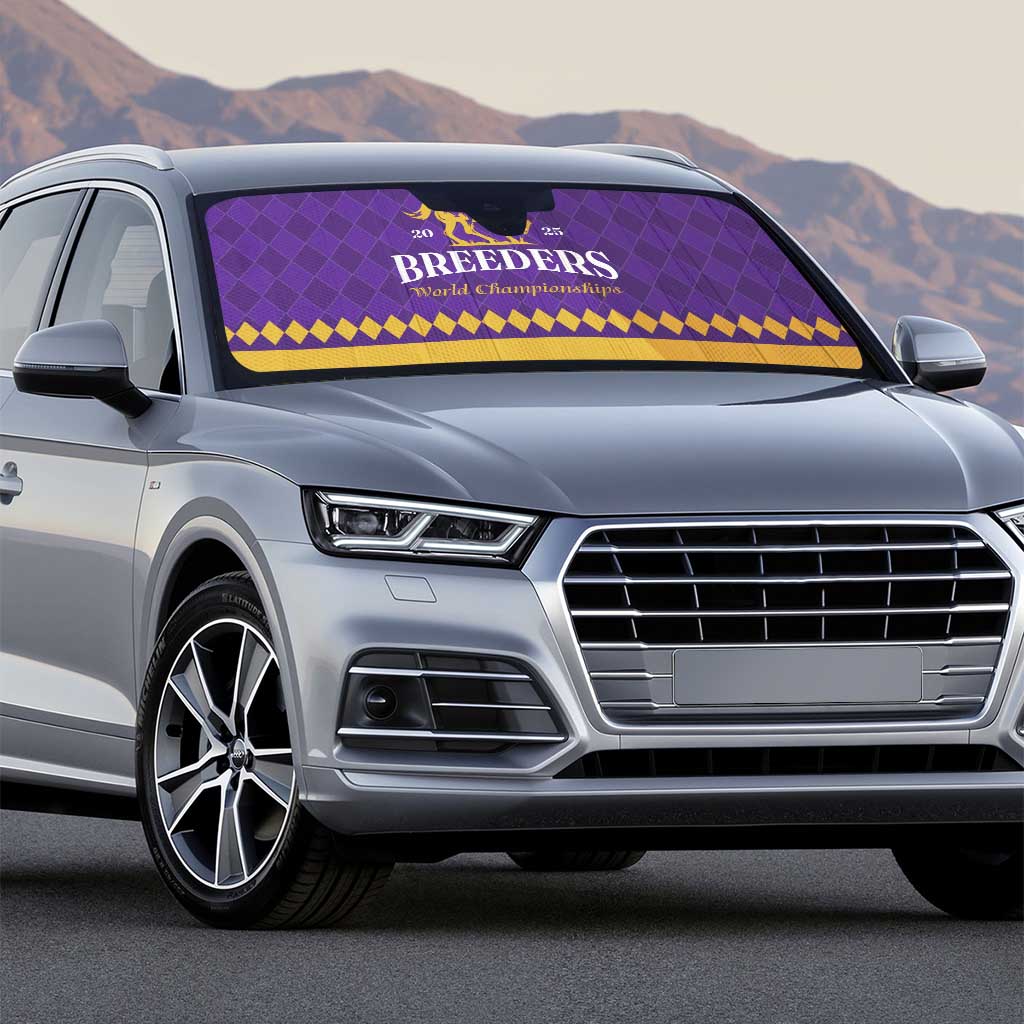 Personalized Breeders Horse Racing 2025 Auto Sun Shade Del Mar Awaits - Wonder Print Shop