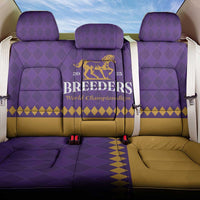 Personalized Breeders Horse Racing 2025 Back Car Seat Cover Del Mar Awaits - Wonder Print Shop