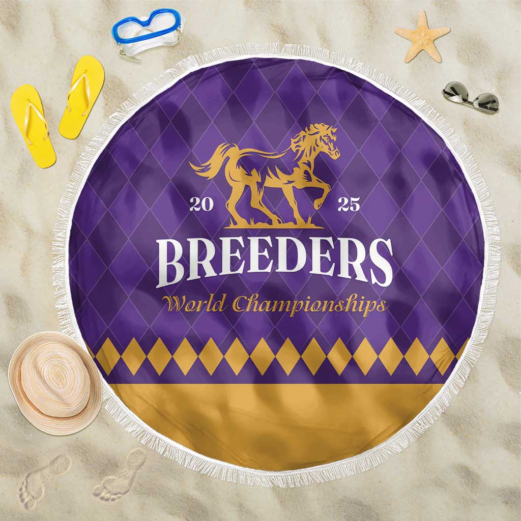 Personalized Breeders Horse Racing 2025 Beach Blanket Del Mar Awaits - Wonder Print Shop