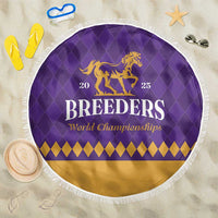 Personalized Breeders Horse Racing 2025 Beach Blanket Del Mar Awaits - Wonder Print Shop