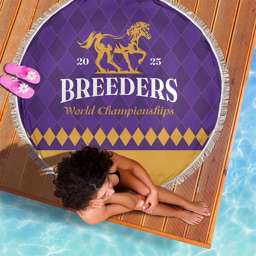 Personalized Breeders Horse Racing 2025 Beach Blanket Del Mar Awaits - Wonder Print Shop