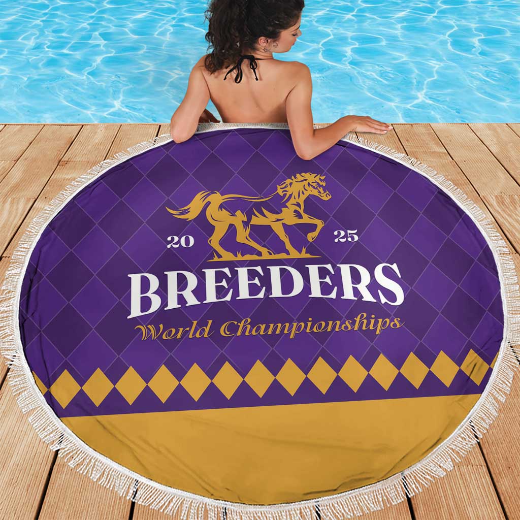 Personalized Breeders Horse Racing 2025 Beach Blanket Del Mar Awaits - Wonder Print Shop