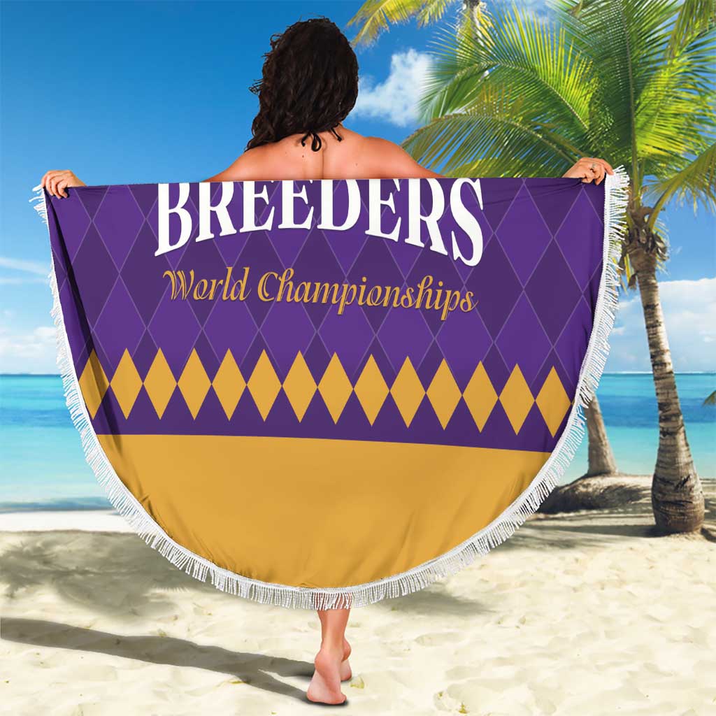 Personalized Breeders Horse Racing 2025 Beach Blanket Del Mar Awaits - Wonder Print Shop