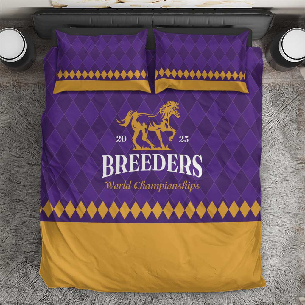 Personalized Breeders Horse Racing 2025 Bedding Set Del Mar Awaits - Wonder Print Shop