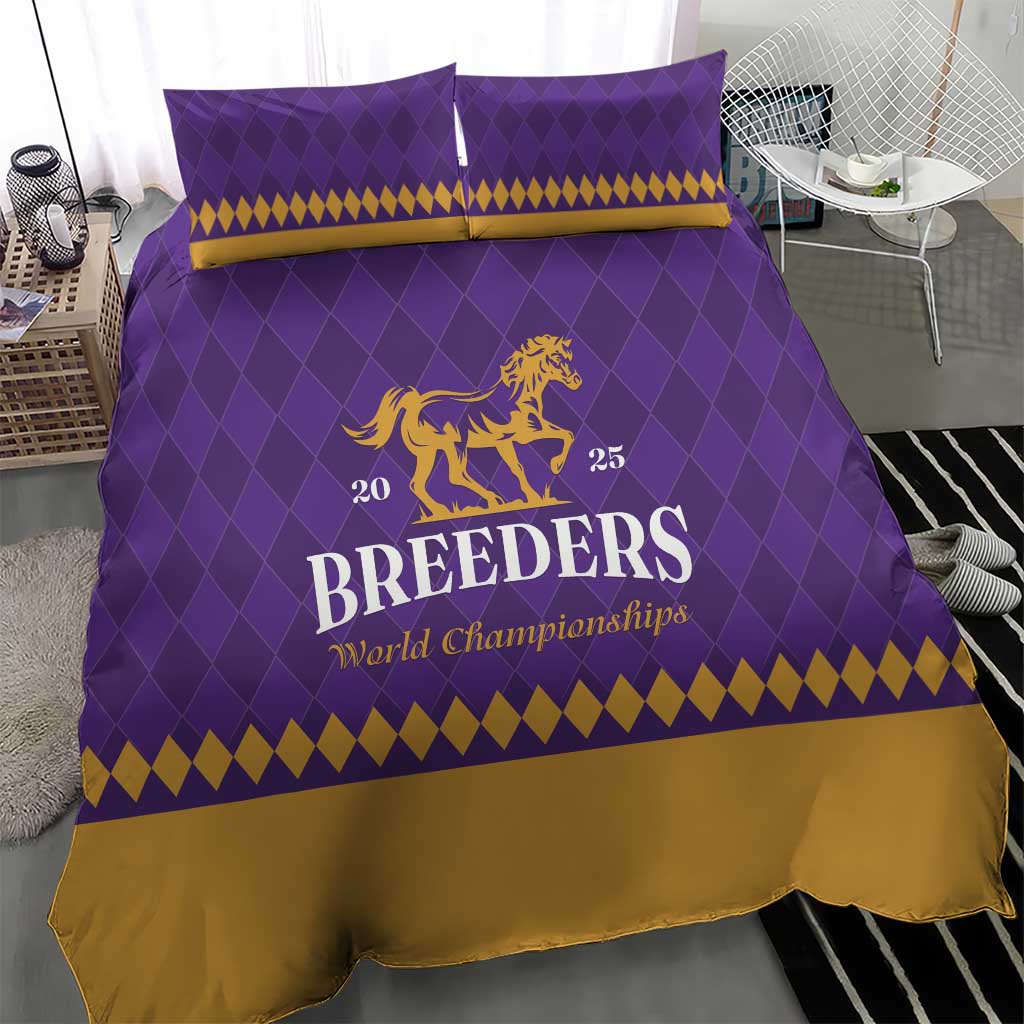 Personalized Breeders Horse Racing 2025 Bedding Set Del Mar Awaits - Wonder Print Shop
