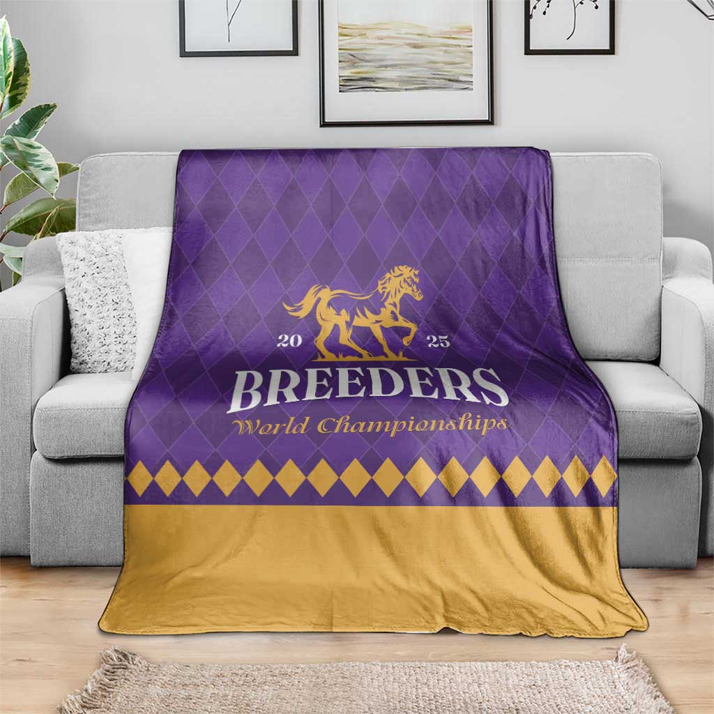 Personalized Breeders Horse Racing 2025 Blanket Del Mar Awaits - Wonder Print Shop