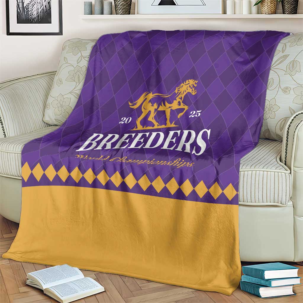 Personalized Breeders Horse Racing 2025 Blanket Del Mar Awaits - Wonder Print Shop