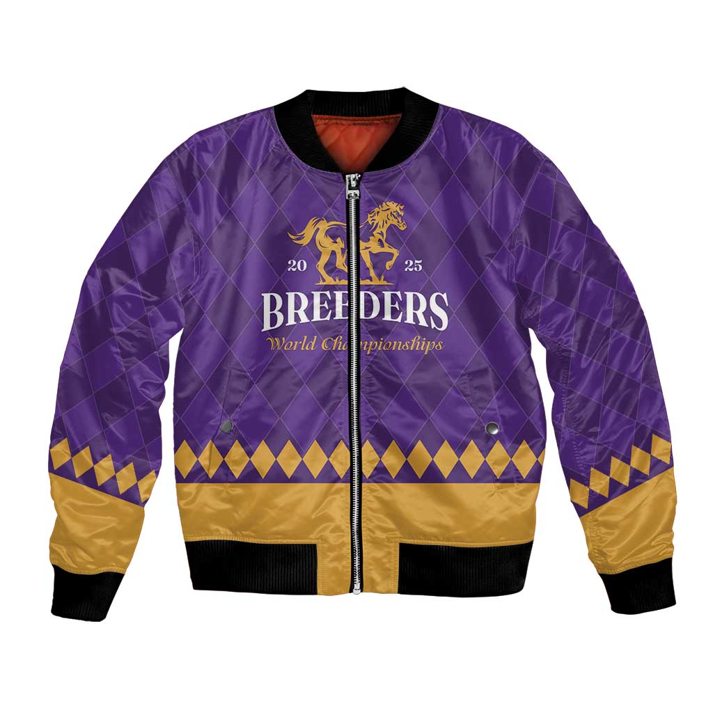 Personalized Breeders Horse Racing 2025 Bomber Jacket Del Mar Awaits - Wonder Print Shop