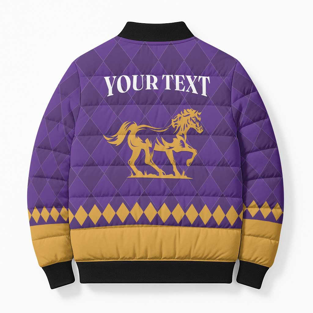 Personalized Breeders Horse Racing 2025 Bomber Puffer Jacket Del Mar Awaits - Wonder Print Shop