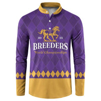 Personalized Breeders Horse Racing 2025 Button Sweatshirt Del Mar Awaits - Wonder Print Shop