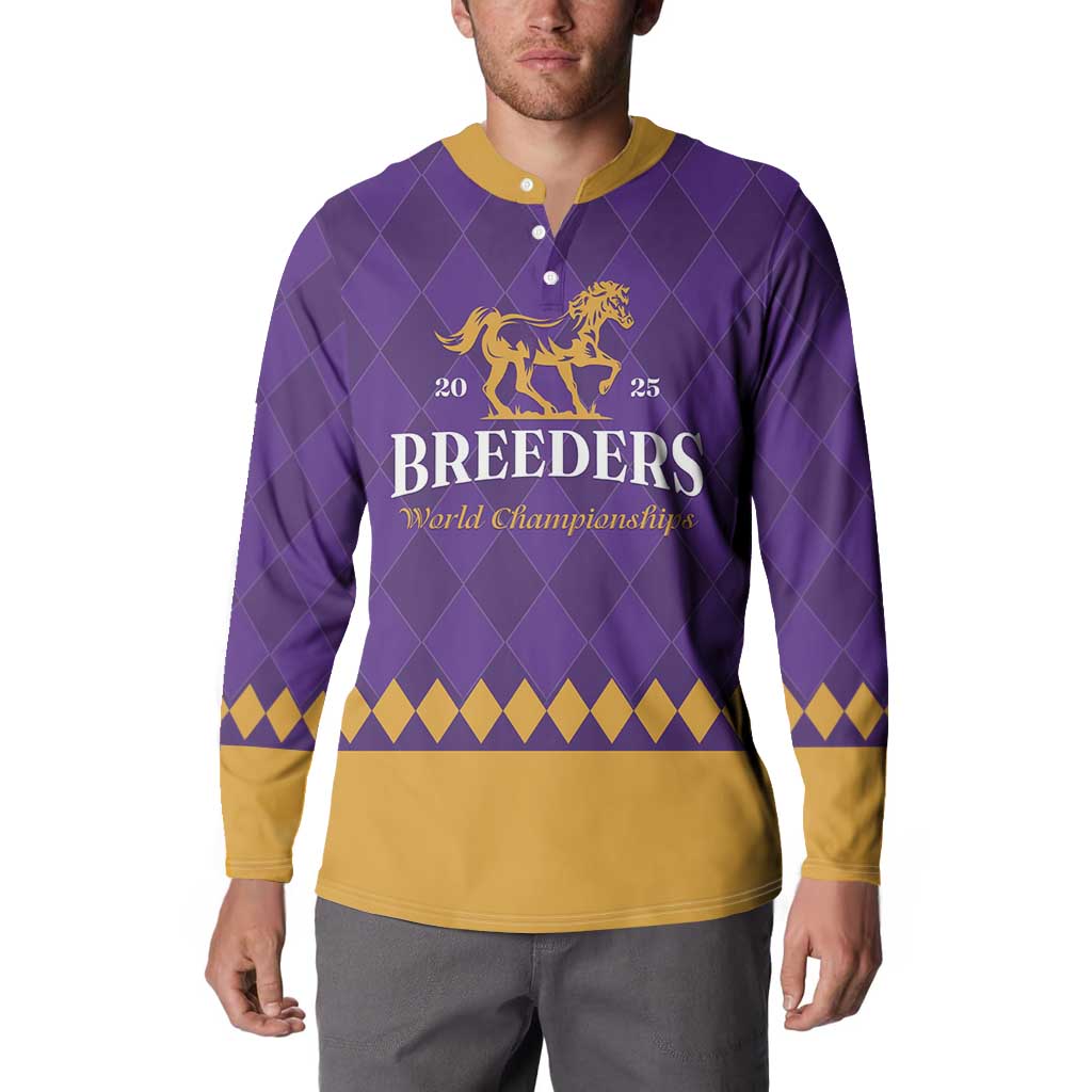 Personalized Breeders Horse Racing 2025 Button Sweatshirt Del Mar Awaits - Wonder Print Shop