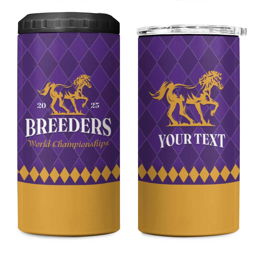 Personalized Breeders Horse Racing 2025 4 in 1 Can Cooler Tumbler Del Mar Awaits - Wonder Print Shop