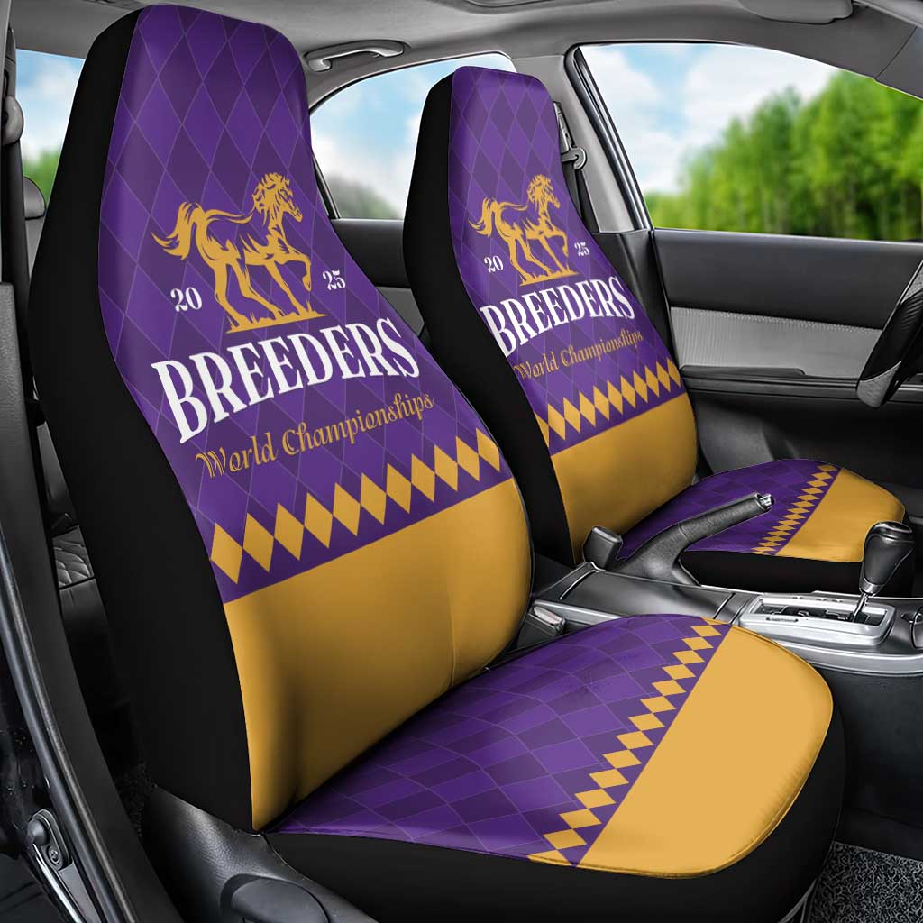 Personalized Breeders Horse Racing 2025 Car Seat Cover Del Mar Awaits - Wonder Print Shop