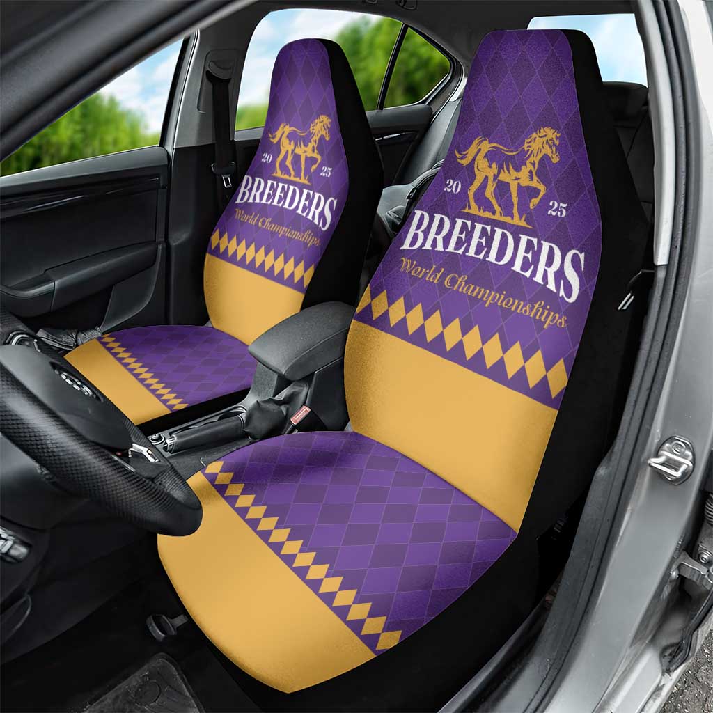 Personalized Breeders Horse Racing 2025 Car Seat Cover Del Mar Awaits - Wonder Print Shop