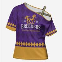 Personalized Breeders Horse Racing 2025 Cross Shoulder Shirt Del Mar Awaits - Wonder Print Shop