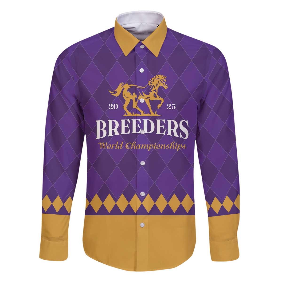 Personalized Breeders Horse Racing 2025 Family Matching Off The Shoulder Long Sleeve Dress and Hawaiian Shirt Del Mar Awaits - Wonder Print Shop