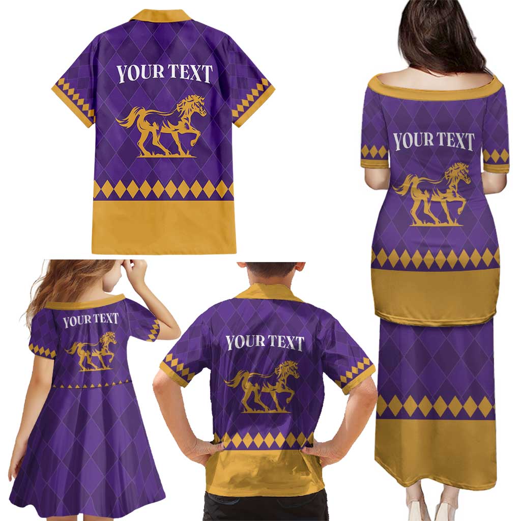 Personalized Breeders Horse Racing 2025 Family Matching Puletasi and Hawaiian Shirt Del Mar Awaits - Wonder Print Shop