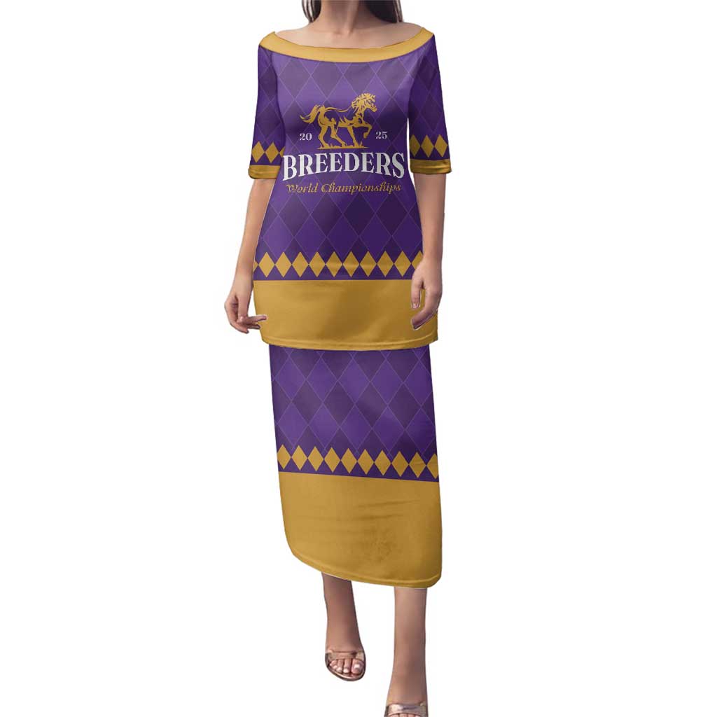 Personalized Breeders Horse Racing 2025 Family Matching Puletasi and Hawaiian Shirt Del Mar Awaits - Wonder Print Shop