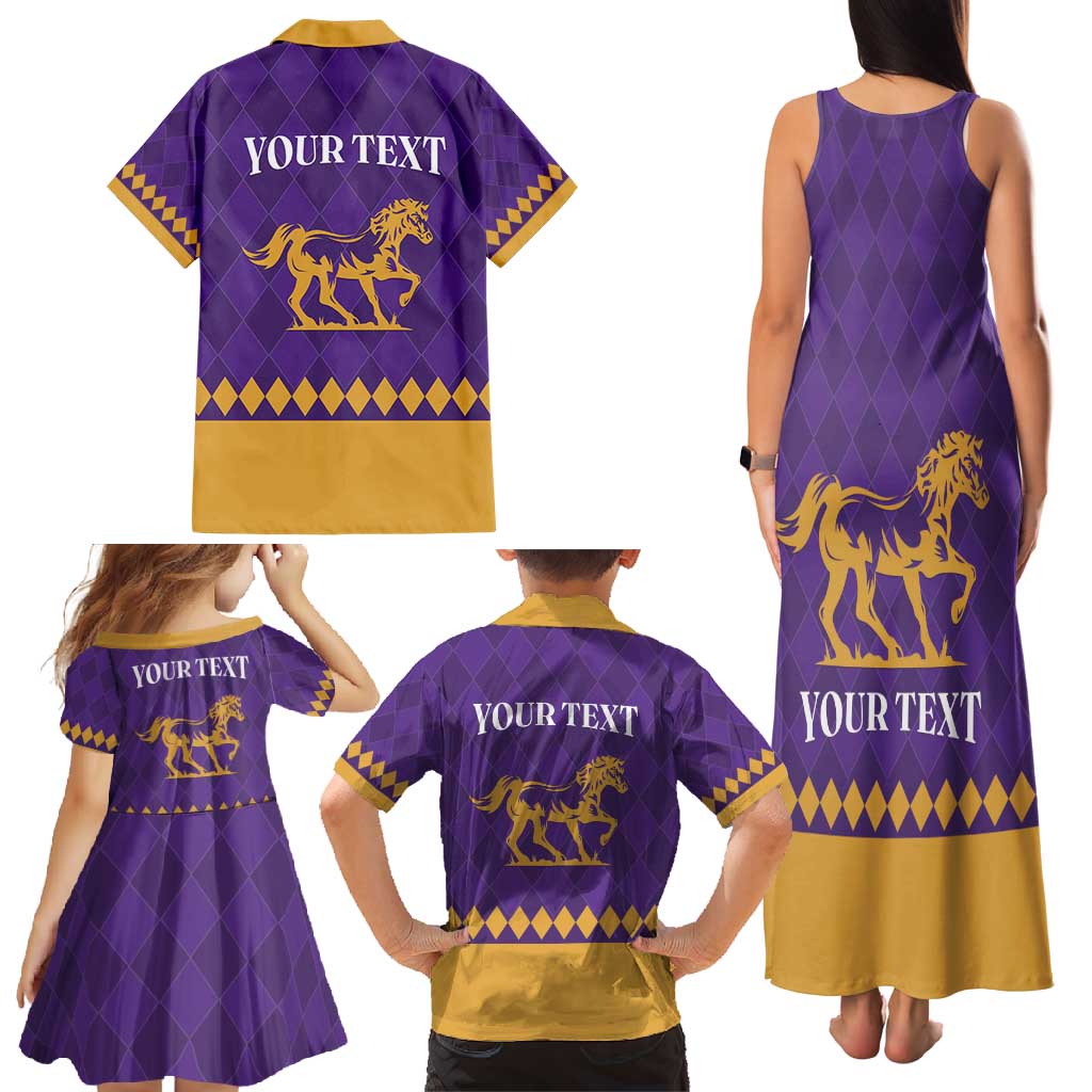 Personalized Breeders Horse Racing 2025 Family Matching Tank Maxi Dress and Hawaiian Shirt Del Mar Awaits - Wonder Print Shop