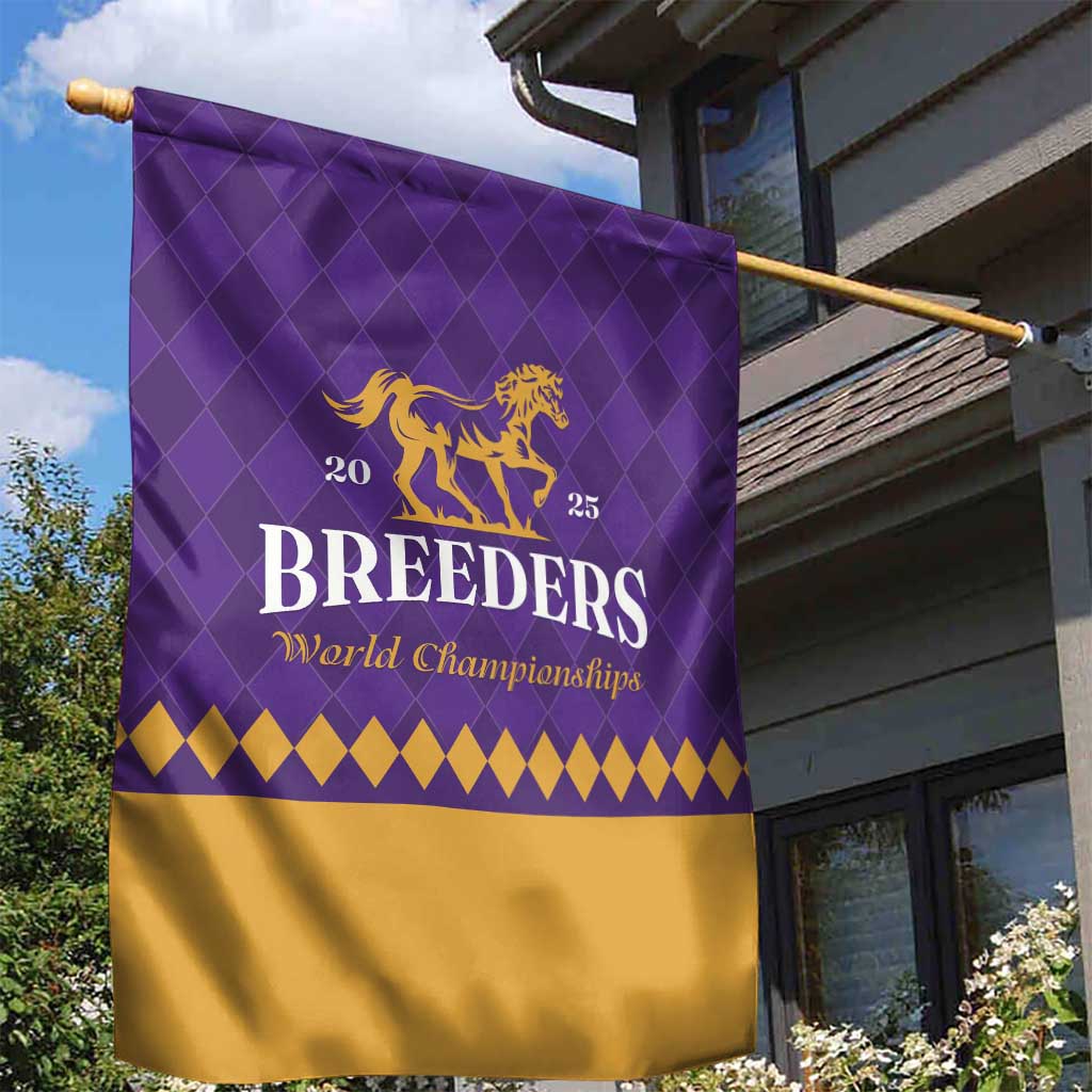 Personalized Breeders Horse Racing 2025 Garden Flag Del Mar Awaits - Wonder Print Shop