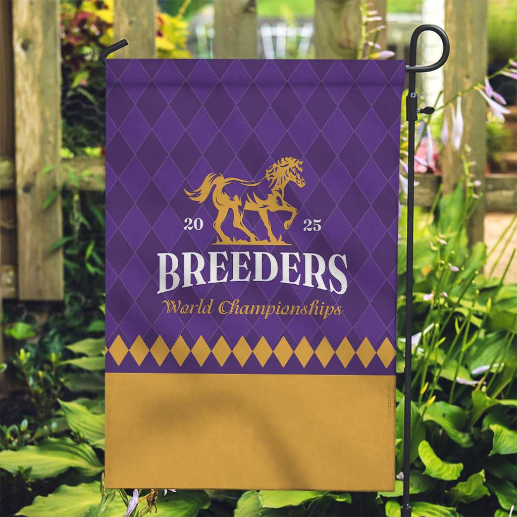 Personalized Breeders Horse Racing 2025 Garden Flag Del Mar Awaits - Wonder Print Shop