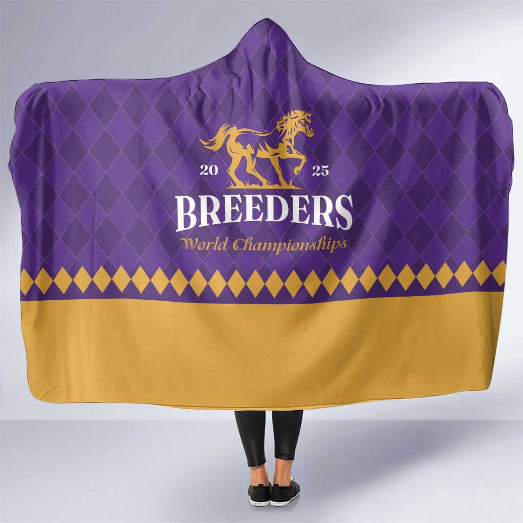 Personalized Breeders Horse Racing 2025 Hooded Blanket Del Mar Awaits - Wonder Print Shop
