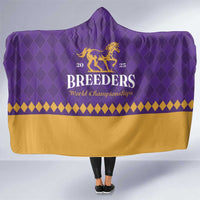 Personalized Breeders Horse Racing 2025 Hooded Blanket Del Mar Awaits - Wonder Print Shop