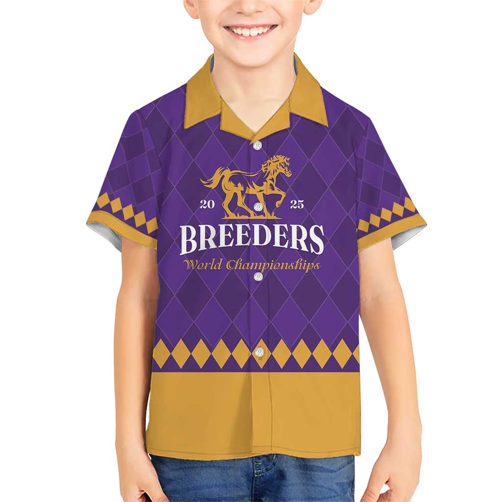 Personalized Breeders Horse Racing 2025 Kid Hawaiian Shirt Del Mar Awaits - Wonder Print Shop