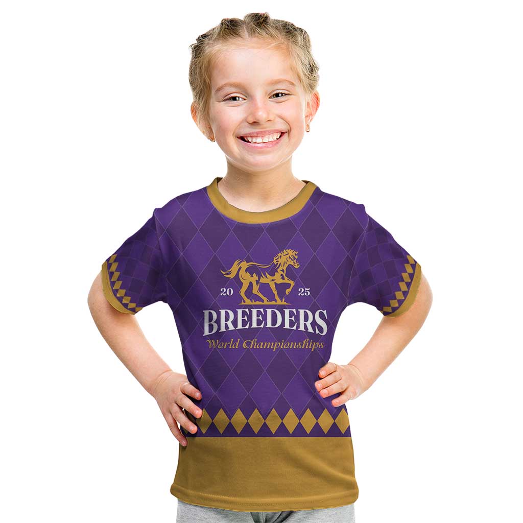 Personalized Breeders Horse Racing 2025 Kid T Shirt Del Mar Awaits - Wonder Print Shop