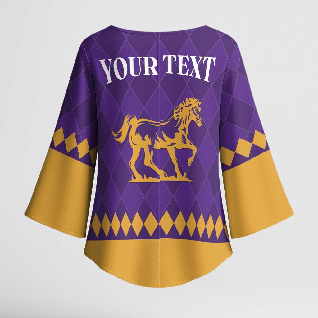 Personalized Breeders Horse Racing 2025 Kimono Sleeve Blouse Del Mar Awaits - Wonder Print Shop