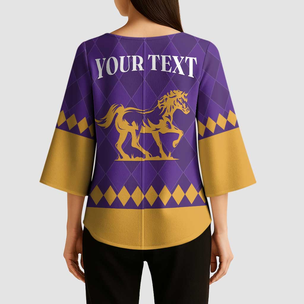 Personalized Breeders Horse Racing 2025 Kimono Sleeve Blouse Del Mar Awaits - Wonder Print Shop