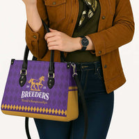 Personalized Breeders Horse Racing 2025 Leather Bag Del Mar Awaits - Wonder Print Shop