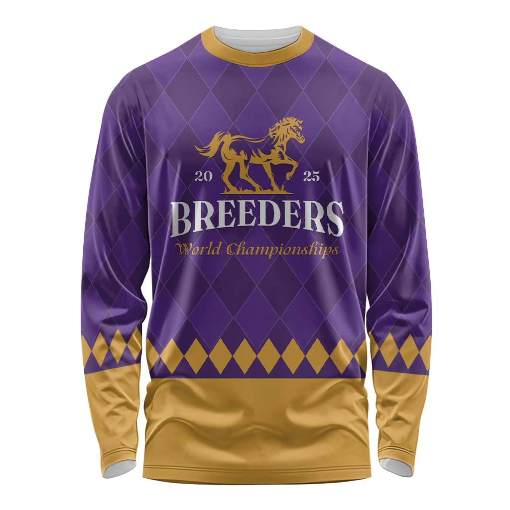 Personalized Breeders Horse Racing 2025 Long Sleeve Shirt Del Mar Awaits - Wonder Print Shop