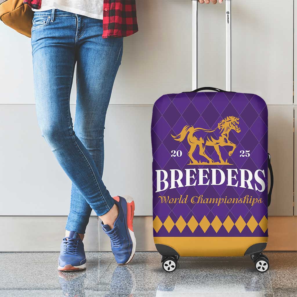 Personalized Breeders Horse Racing 2025 Luggage Cover Del Mar Awaits - Wonder Print Shop