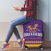 Personalized Breeders Horse Racing 2025 Luggage Cover Del Mar Awaits - Wonder Print Shop