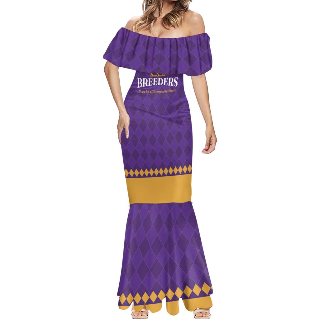 Personalized Breeders Horse Racing 2025 Mermaid Dress Del Mar Awaits - Wonder Print Shop