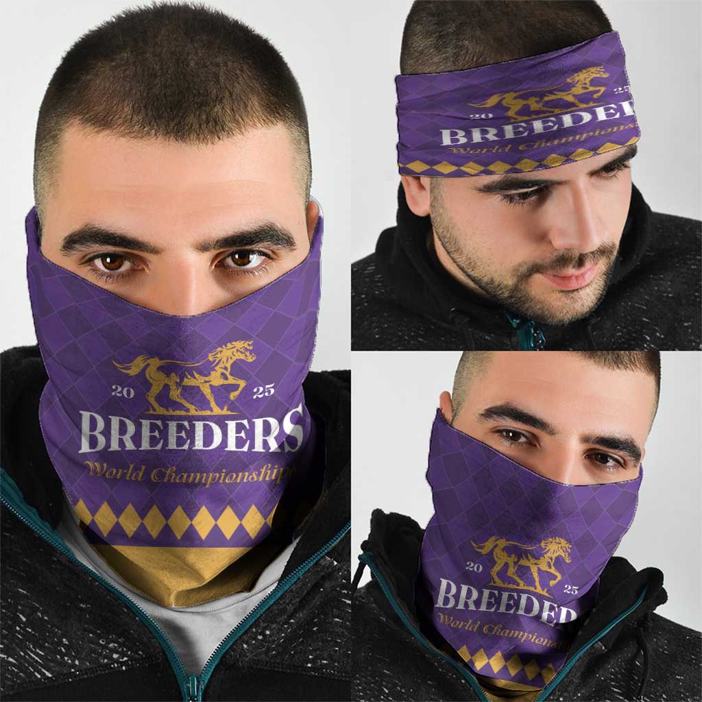 Personalized Breeders Horse Racing 2025 Neck Gaiter Del Mar Awaits - Wonder Print Shop