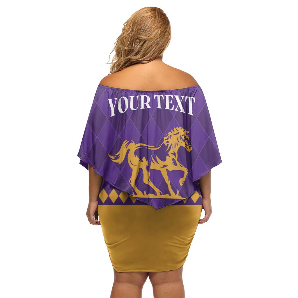 Personalized Breeders Horse Racing 2025 Off Shoulder Short Dress Del Mar Awaits - Wonder Print Shop