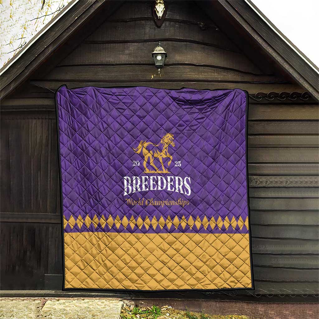 Personalized Breeders Horse Racing 2025 Quilt Del Mar Awaits - Wonder Print Shop