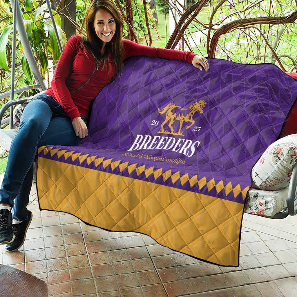 Personalized Breeders Horse Racing 2025 Quilt Del Mar Awaits - Wonder Print Shop