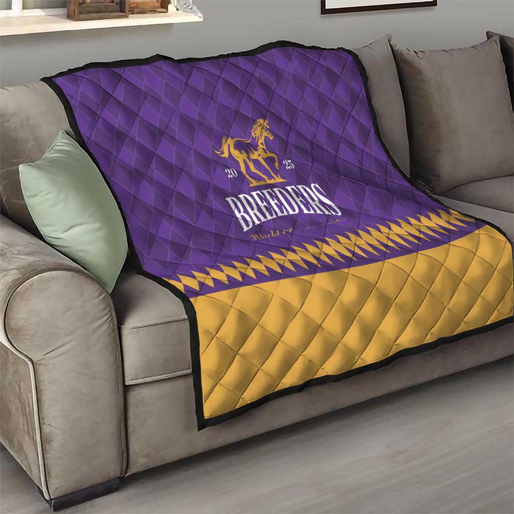 Personalized Breeders Horse Racing 2025 Quilt Del Mar Awaits - Wonder Print Shop