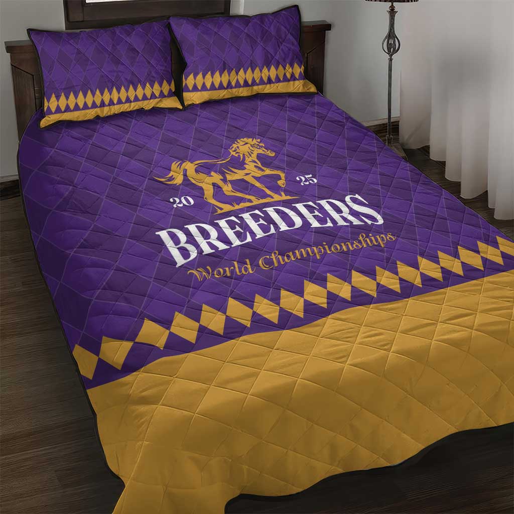 Personalized Breeders Horse Racing 2025 Quilt Bed Set Del Mar Awaits - Wonder Print Shop
