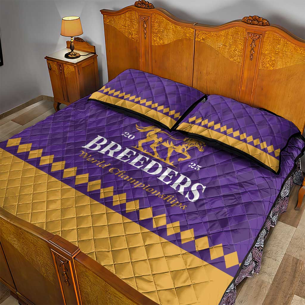 Personalized Breeders Horse Racing 2025 Quilt Bed Set Del Mar Awaits - Wonder Print Shop